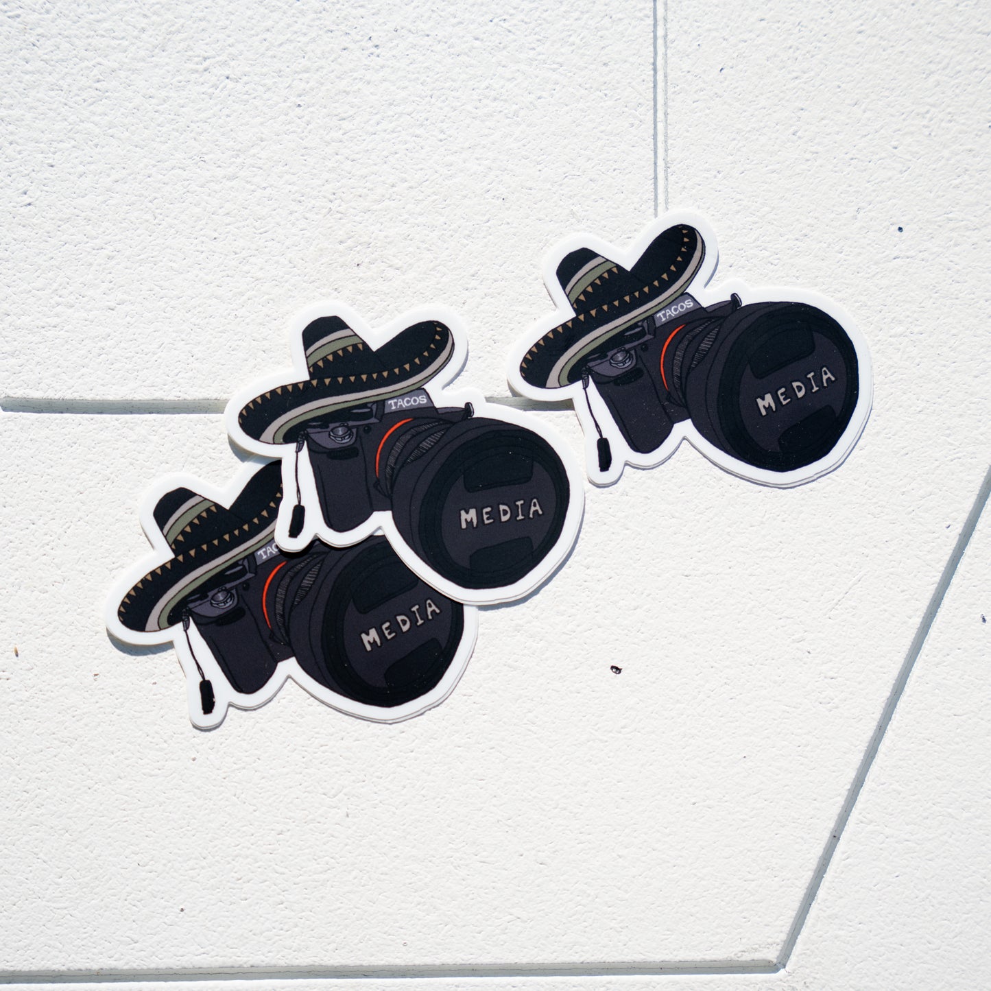 Tacos Media Sticker 3-Pack